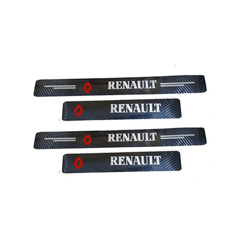 عتب سيارة كربون ماركة رينو طقم 4 قطع