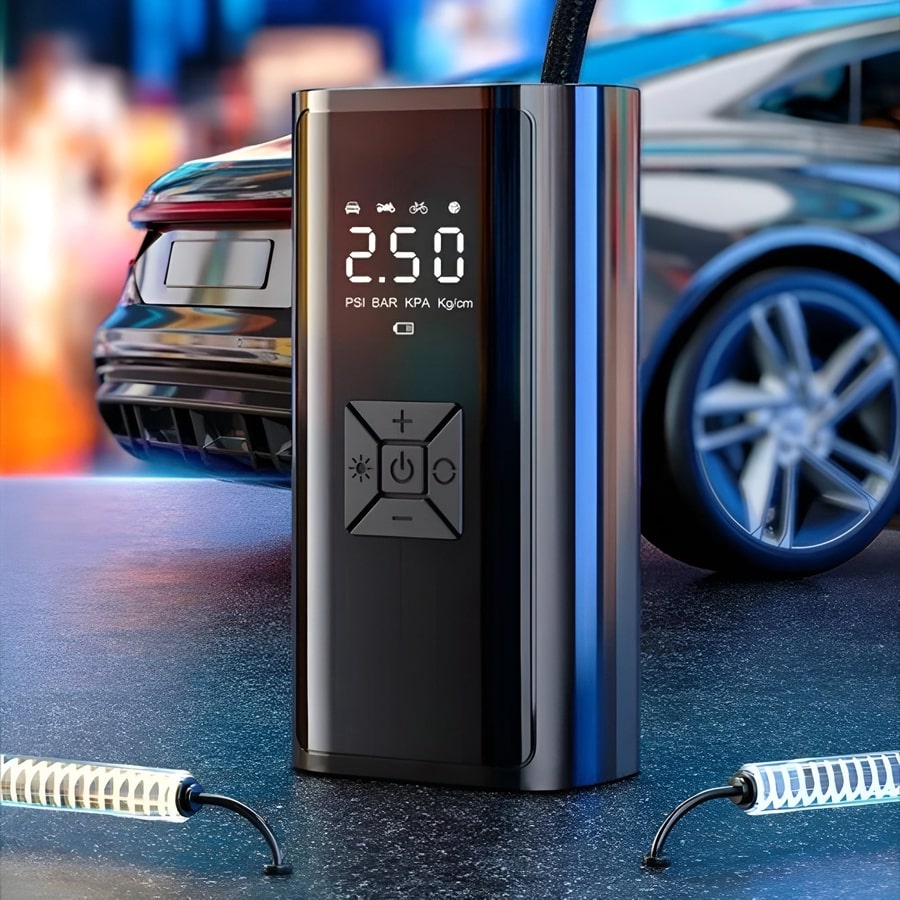 عرض كمبروسر كاوتش + مكنسة هدية